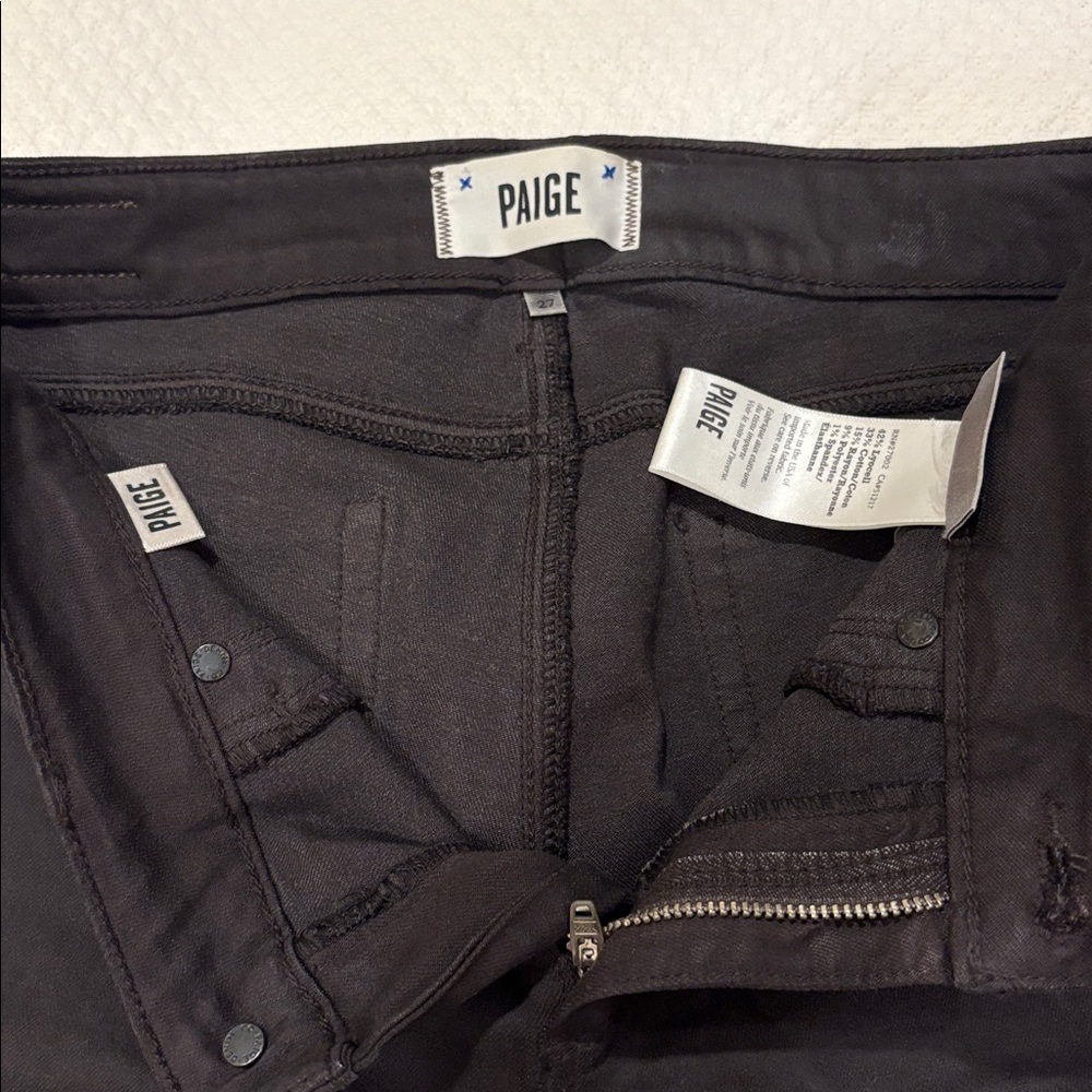 PAIGE Verdugo Ultra Skinny Jeans in dark chocolate brown - Picture 6 of 6